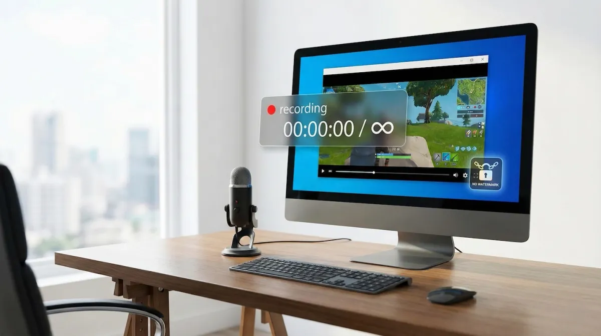 Top Free Screen Recording Software for Desktop (No Watermark & Unlimited Time)
